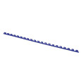 Grzbiety do bindowania OFFICE PRODUCTS, A4, 6mm (25 kartek), 100 szt., niebieskie