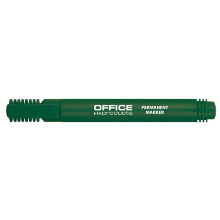 Marker permanentny OFFICE PRODUCTS, okrągły, 1-3mm (linia), zielony