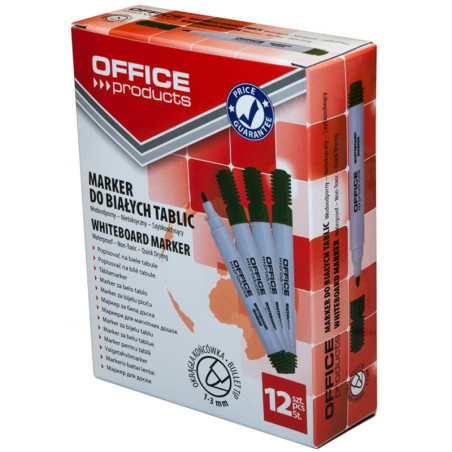 Marker do tablic OFFICE PRODUCTS, okrągły, 1-3mm (linia), zielony
