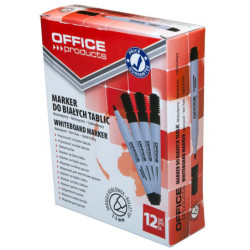 Marker do tablic OFFICE PRODUCTS, okrągły, 1-3mm (linia), czarny