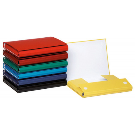 Teczka z rzepem OFFICE PRODUCTS, PP, A4/4cm, 3-skrz., mix kolorów