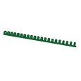 Grzbiety do bindowania OFFICE PRODUCTS, A4, 14mm (125 kartek), 100 szt., zielone