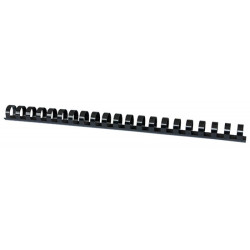 Grzbiety do bindowania OFFICE PRODUCTS, A4, 16mm (145 kartek), 100 szt., czarne