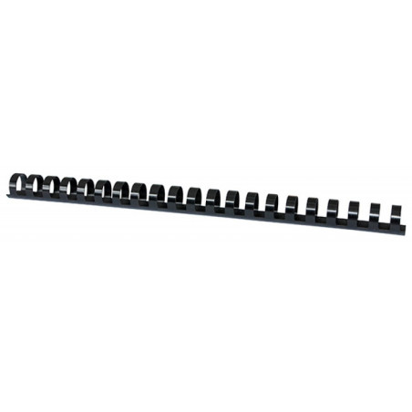 Grzbiety do bindowania OFFICE PRODUCTS, A4, 16mm (145 kartek), 100 szt., czarne