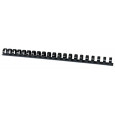 Grzbiety do bindowania OFFICE PRODUCTS, A4, 16mm (145 kartek), 100 szt., czarne
