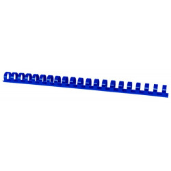 Grzbiety do bindowania OFFICE PRODUCTS, A4, 16mm (145 kartek), 100 szt., niebieskie