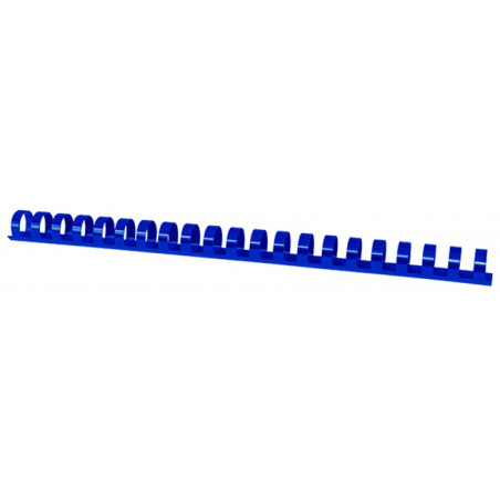 Grzbiety do bindowania OFFICE PRODUCTS, A4, 16mm (145 kartek), 100 szt., niebieskie