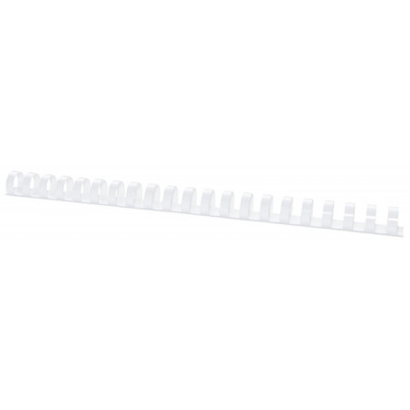 Grzbiety do bindowania OFFICE PRODUCTS, A4, 19mm (165 kartek), 100 szt., białe