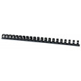 Grzbiety do bindowania OFFICE PRODUCTS, A4, 19mm (165 kartek), 100 szt., czarne