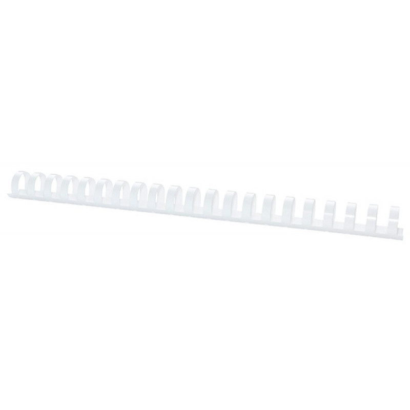Grzbiety do bindowania OFFICE PRODUCTS, A4, 22mm (210 kartek), 50 szt., białe