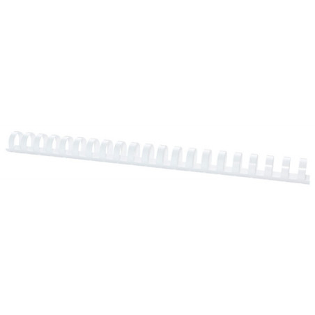 Grzbiety do bindowania OFFICE PRODUCTS, A4, 22mm (210 kartek), 50 szt., białe