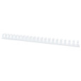 Grzbiety do bindowania OFFICE PRODUCTS, A4, 22mm (210 kartek), 50 szt., białe