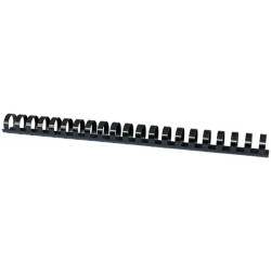 Grzbiety do bindowania OFFICE PRODUCTS, A4, 22mm (210 kartek), 50 szt., czarne