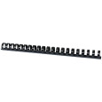 Grzbiety do bindowania OFFICE PRODUCTS, A4, 22mm (210 kartek), 50 szt., czarne