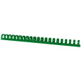 Grzbiety do bindowania OFFICE PRODUCTS, A4, 22mm (210 kartek), 50 szt., zielone