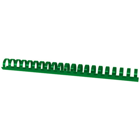 Grzbiety do bindowania OFFICE PRODUCTS, A4, 25mm (240 kartek), 50 szt., zielone