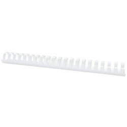 Grzbiety do bindowania OFFICE PRODUCTS, A4, 28,5mm (270 kartek), 50 szt., białe