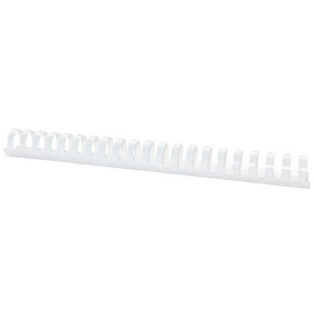Grzbiety do bindowania OFFICE PRODUCTS, A4, 28,5mm (270 kartek), 50 szt., białe