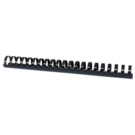 Grzbiety do bindowania OFFICE PRODUCTS, A4, 28,5mm (270 kartek), 50 szt., czarne