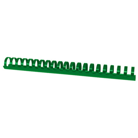 Grzbiety do bindowania OFFICE PRODUCTS, A4, 28,5mm (270 kartek), 50 szt., zielone