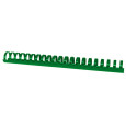 Grzbiety do bindowania OFFICE PRODUCTS, A4, 28,5mm (270 kartek), 50 szt., zielone