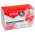 Spinacze krzyżowe OFFICE PRODUCTS, 41mm, 50szt., srebrne