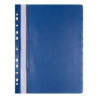 Skoroszyt OFFICE PRODUCTS, PP, A4, miękki, 100/170mikr., wpinany, granatowy