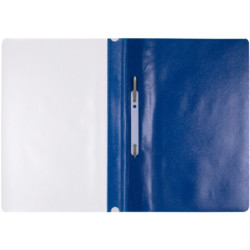 Skoroszyt OFFICE PRODUCTS, PP, A4, miękki, 100/170mikr., granatowy