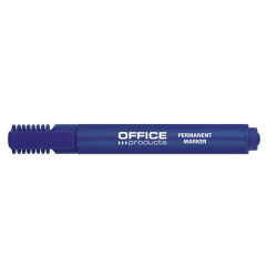 Marker permanentny OFFICE PRODUCTS, ścięty, 1-5mm (linia), niebieski