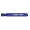 Marker permanentny OFFICE PRODUCTS, ścięty, 1-5mm (linia), niebieski