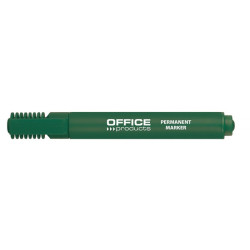 Marker permanentny OFFICE PRODUCTS, ścięty, 1-5mm (linia), zielony