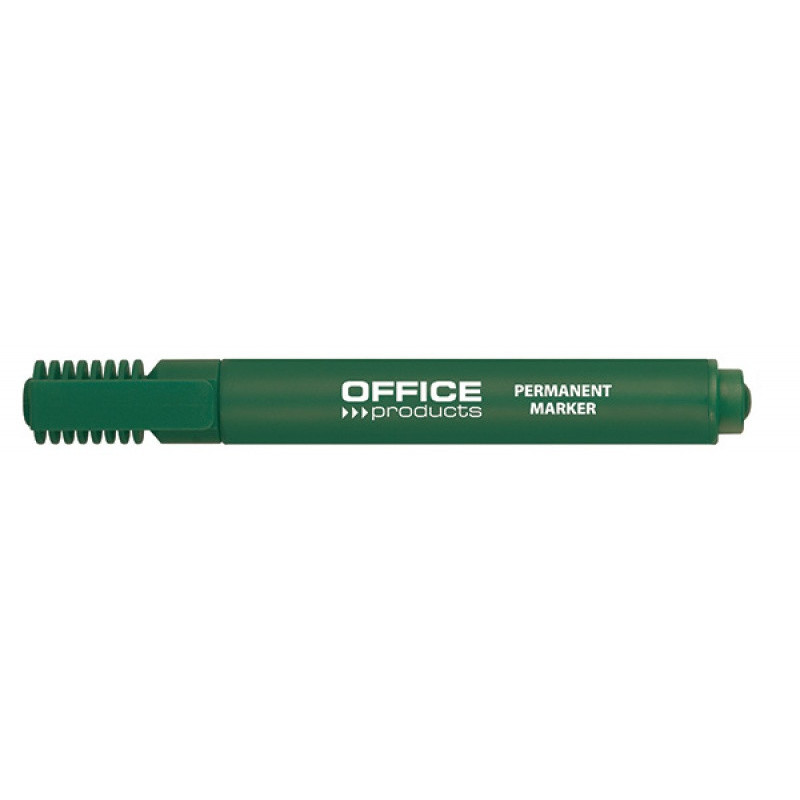 Marker permanentny OFFICE PRODUCTS, ścięty, 1-5mm (linia), zielony
