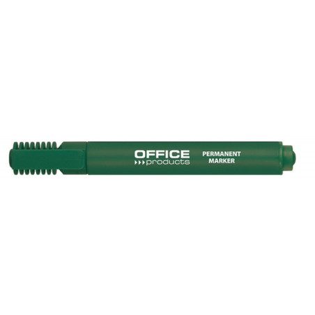 Marker permanentny OFFICE PRODUCTS, ścięty, 1-5mm (linia), zielony