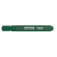 Marker permanentny OFFICE PRODUCTS, ścięty, 1-5mm (linia), zielony