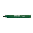 Marker permanentny OFFICE PRODUCTS, ścięty, 1-5mm (linia), zielony