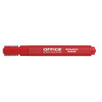 Marker permanentny OFFICE PRODUCTS, ścięty, 1-5mm (linia), czerwony
