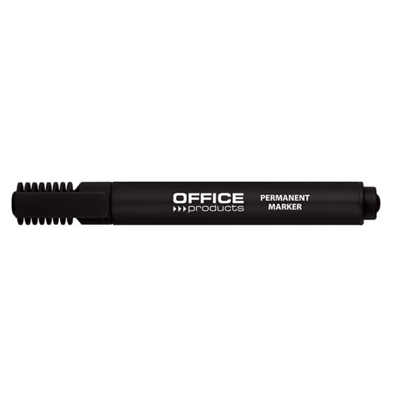 Marker permanentny OFFICE PRODUCTS, ścięty, 1-5mm (linia), czarny