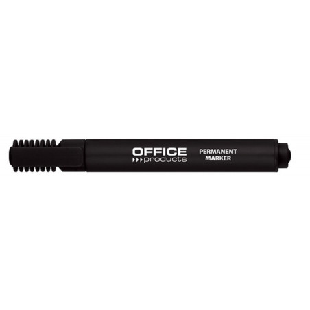 Marker permanentny OFFICE PRODUCTS, ścięty, 1-5mm (linia), czarny