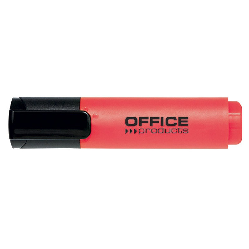 Zakreślacz fluorescencyjny OFFICE PRODUCTS, 2-5mm (linia), czerwony