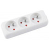 Przedłużacz OFFICE PRODUCTS, 3 gniazda, 5m, z uziemieniem, biały