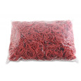 Gumki recepturki OFFICE PRODUCTS, średnica 40mm, 1,5x1,5mm, 60% kauczuku, 1000g, zgrzewka, czerwone