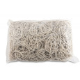 Gumki recepturki OFFICE PRODUCTS, średnica 50mm, 1,5x1,5mm, 60% kauczuku, 1000g, zgrzewka, białe