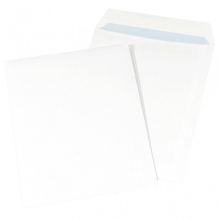 Koperty samoklejące OFFICE PRODUCTS, SK, C4, 229x324mm, 90gsm, 50szt., białe